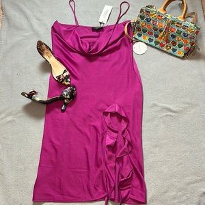 Little mistress cowl neck dress